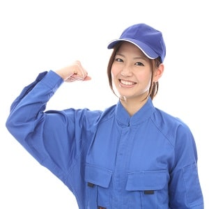 引越する女の子